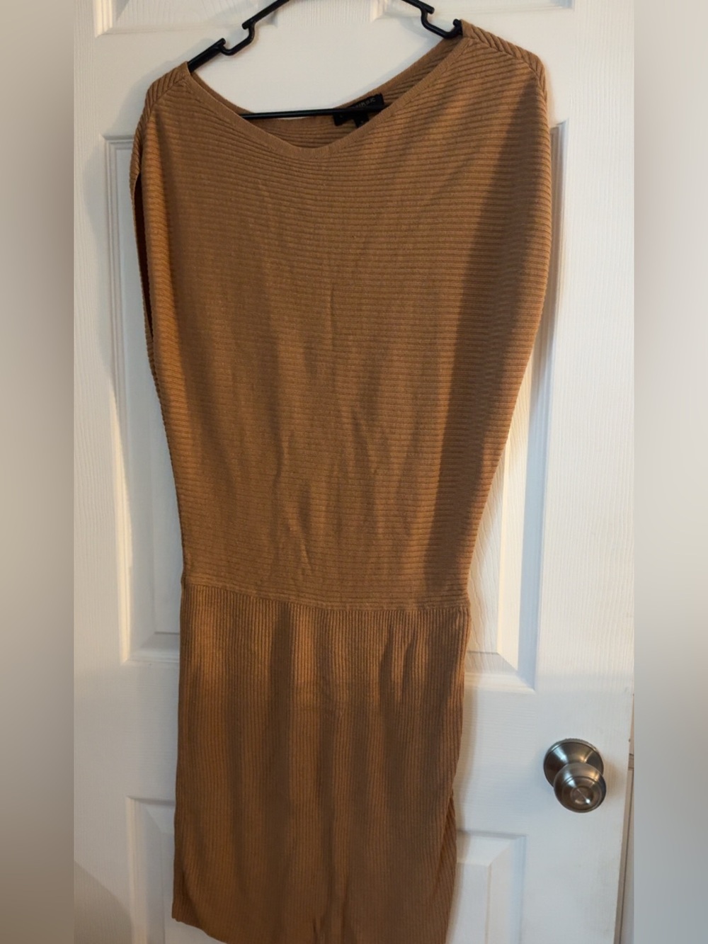 Banana Republic Rib Camel Slouchy Sweater Dress